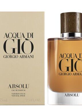 Acqua Di Gio Absolu by Giorgio Armani 4.2 oz / 125ml EDP Cologne Men New In Box